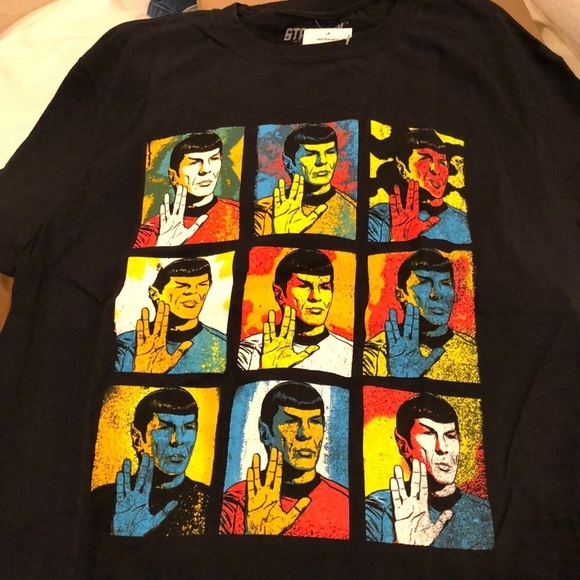 STAR TREK T-SHIRT SPOCK NWT sz Various - Picture 1 of 5